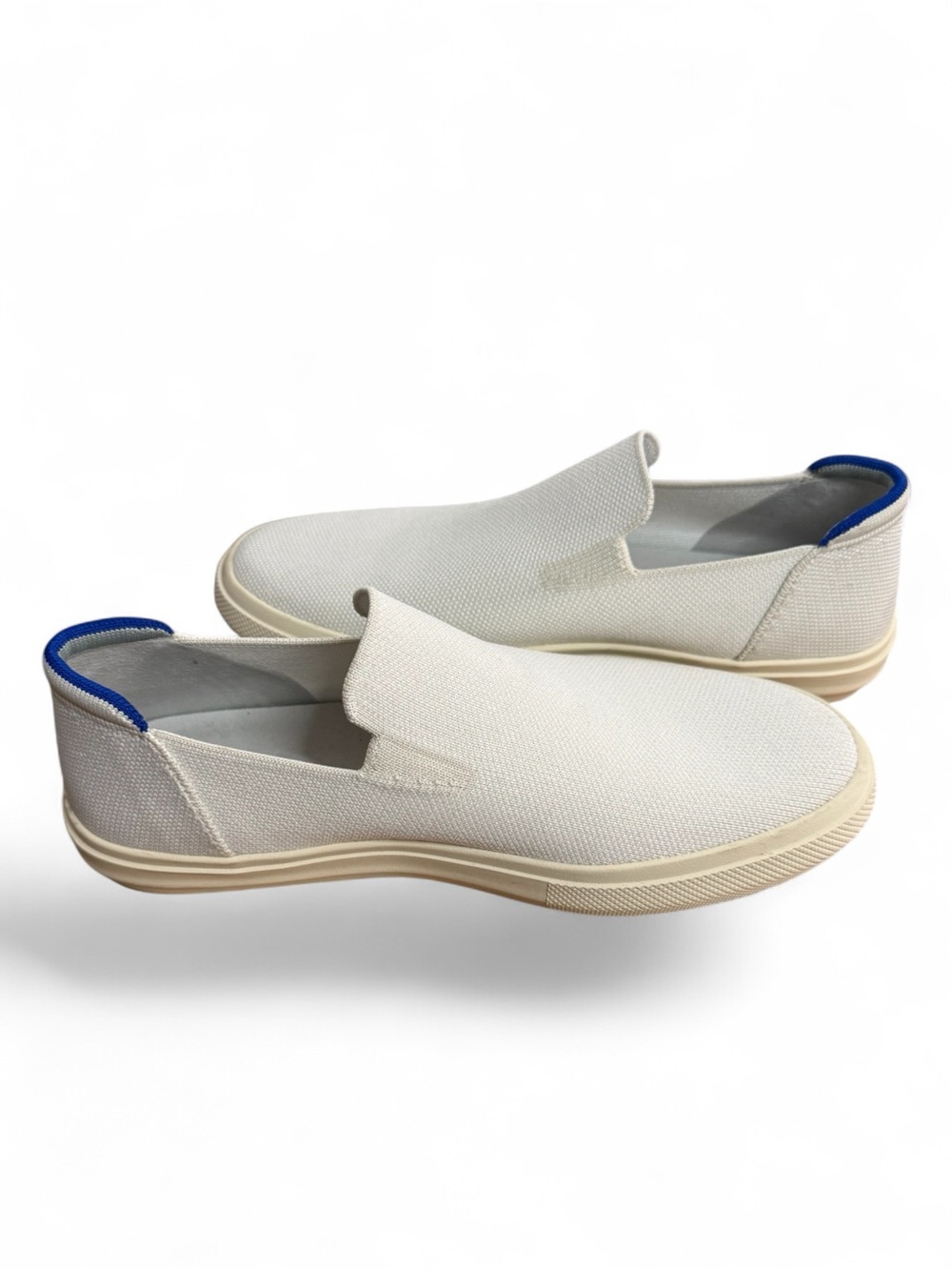 Rothy's Women's The Sneaker White Classic Slip-On Sneakers Shoes Size 10